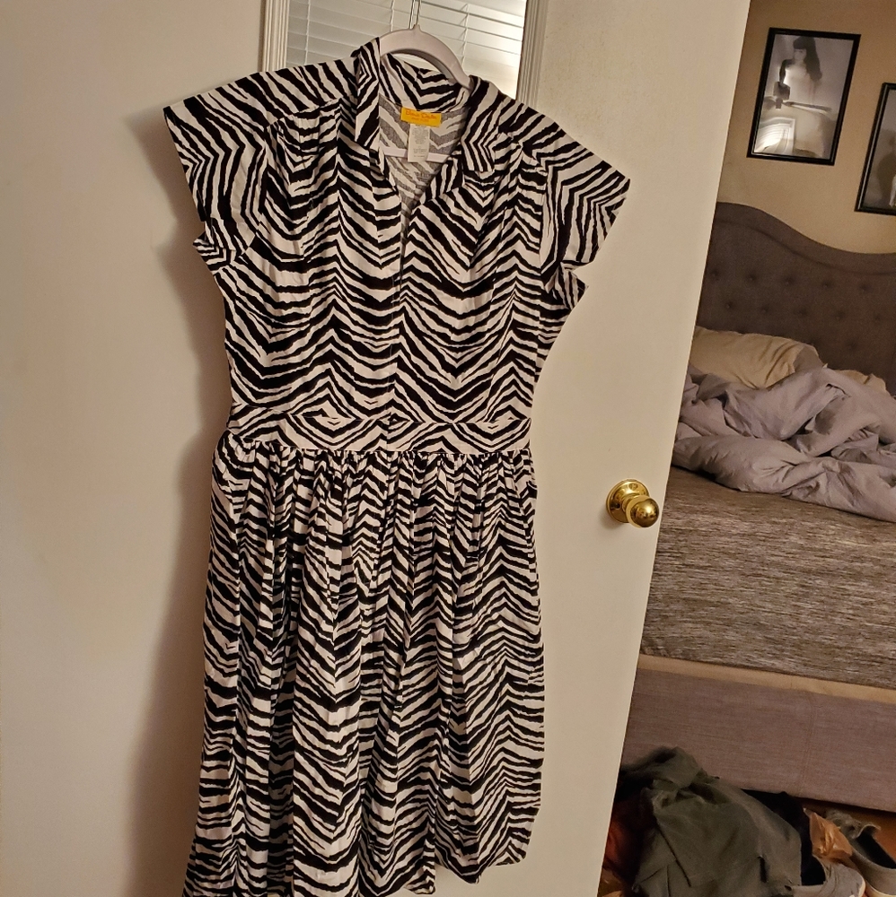 Bernie Dexter Zebra Print Dress